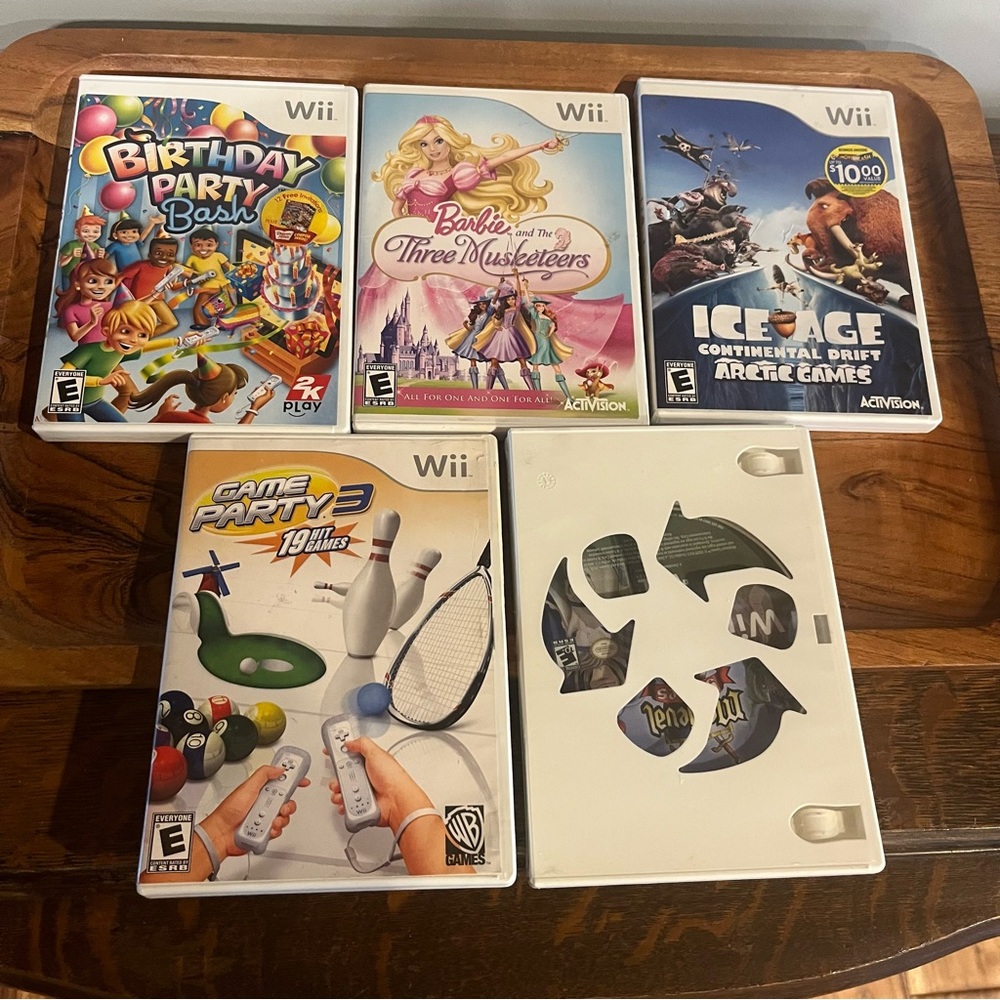 Wii Games bundle of 5